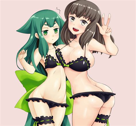 Miya Utsutsu And Ichinose Hajime Gatchaman Crowds Drawn By Haiookami