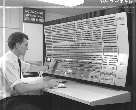 The Ibm 360 Model 75 Computer At The Rutherford Laboratory 1967 Peter