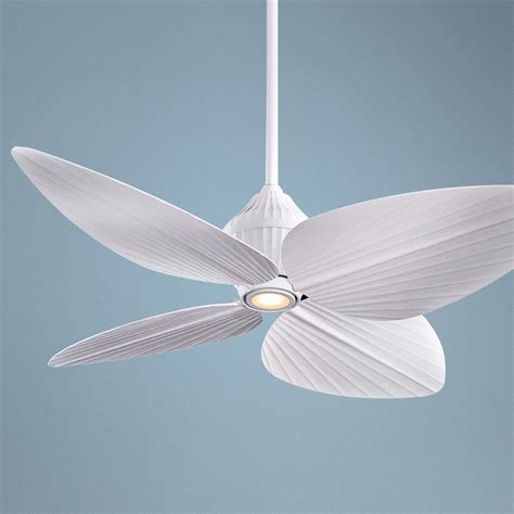 It has a bad capacitor in a way that medium setting is slightly faster than high setting. 52" Minka Aire Gauguin Flat White Outdoor Ceiling Fan ...