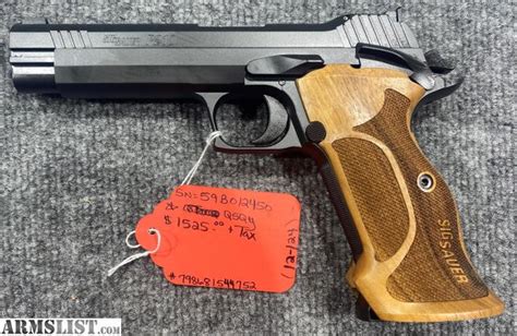 Armslist For Sale Sig Sauer P210 Target 9mm