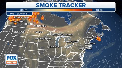 Canada Wildfires 2023 Smoke Map