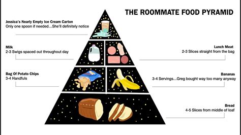 Roommate Food Pyramid Updated To Include 4 Servings Of Someone Elses