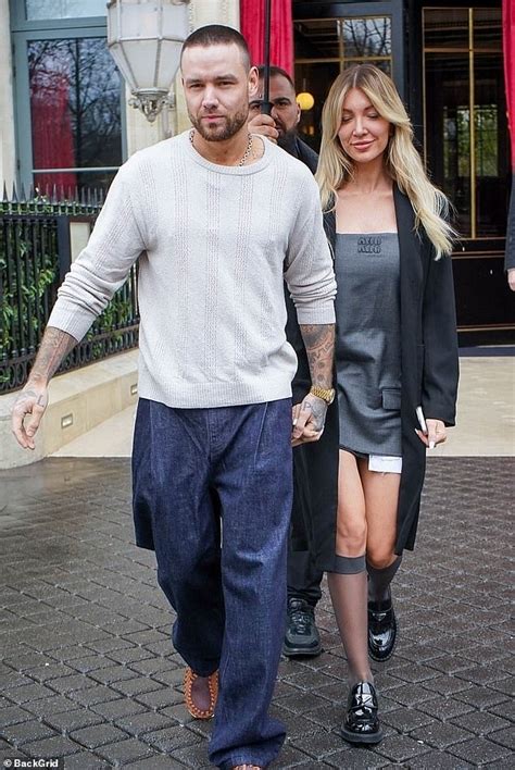 liam payne holds hands with girlfriend katie cassidy as the couple enjoy lunch date during paris