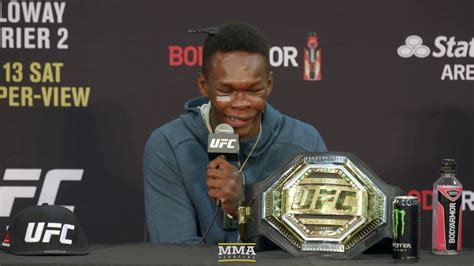 Maybe you would like to learn more about one of these? UFC 236: Israel Adesanya Post-Fight Press Conference - MMA ...