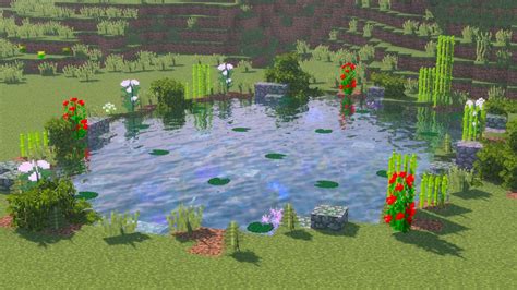Minecraft How To Build An Amazing Pond Rminecraftbuilds