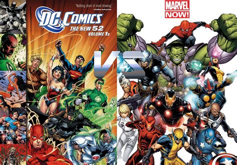 marvel comics vs dc comics characters marvel dc vs universe approaches differences cinematic