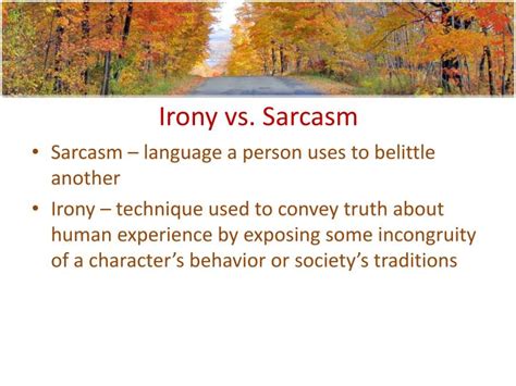 Ppt Humor And Irony Powerpoint Presentation Id