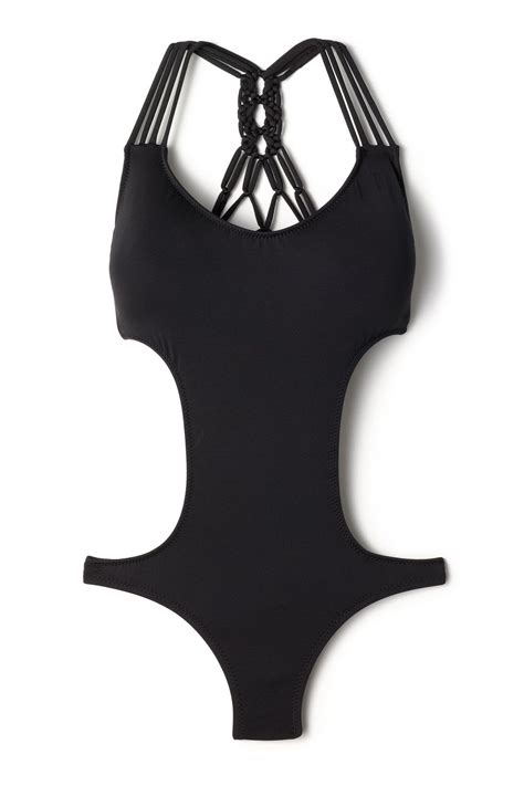 less is more sexiness with becca s one piece cutout bathing suit cover up bathing suits
