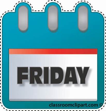 Friday Notebook Clipart Calendar Clip Graphics Results