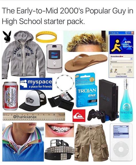 The 2000s High School Starter Pack Rstarterpacks