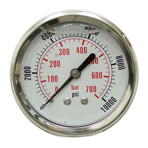 10000 Psi 25 Lf Bm Pressure Gauge Pressure And Vacuum Gauges