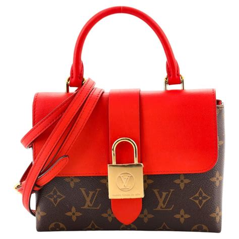 Louis Vuitton Locky Handbag Monogram Canvas With Leather Bb For Sale At