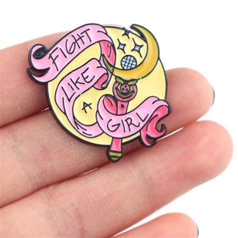 anime moon lapel enamel pin fashion women brooches badges metal collar pins jewe ebay