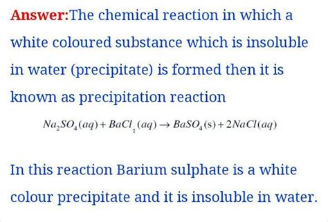 Precipitation Reaction Definition Principle Steps Typ