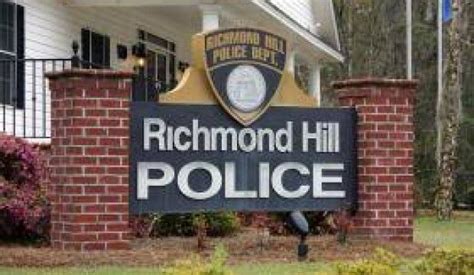 Georiga The Richmond Hill Police Department Will Soon Have Another