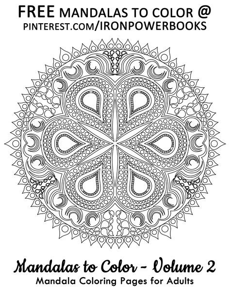 Mandalas To Color Mandala Coloring Pages For Adults Mandala Coloring