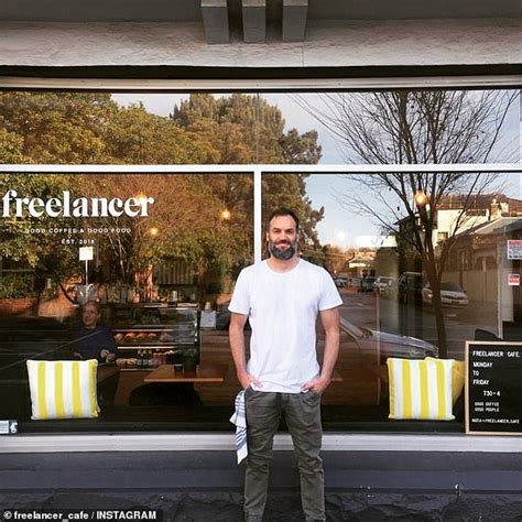 Married At First Sights Mark Scrivens Serves Coffee At Cafe In Melbourne Daily Mail Online