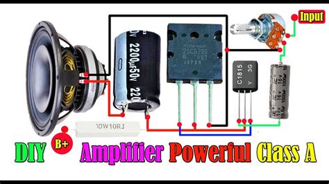 Diy Amplifier Class A C C Transistors Extremely Powerful