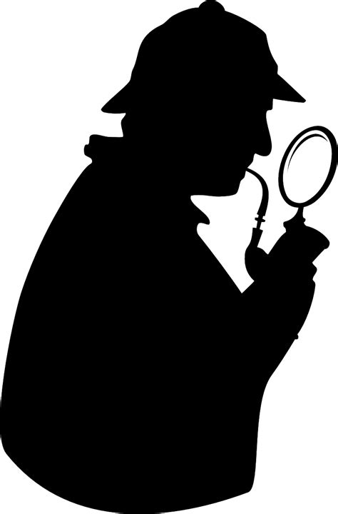 Download Sherlock Holmes Detective Magnifying Glass Royalty Free
