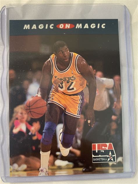 Ervin Magic Johnson Usa Basketball 1992 Skybox Card Dream Team Ebay