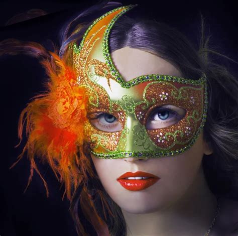 Woman In Masquerade Mask Stock Photo By ©glora 36028767