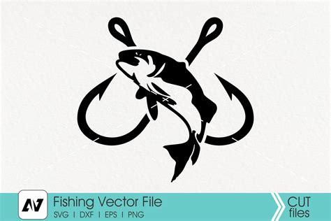 Fishing Svg Fishing Logo Svg Fish Hook Svg Tuna Svg Fishing Clip