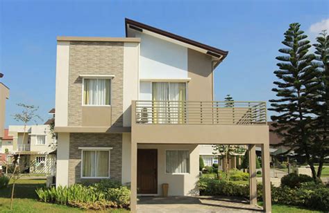 Single Attached House In Cavite Modern Asian Inspired Houses