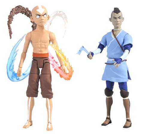 Nickalive Diamond Select Announces New Aang And Sokka Avatar The
