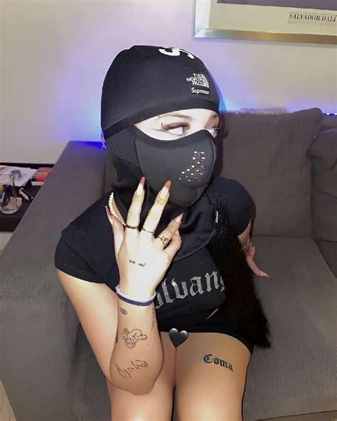 estilo gangster gangster girl mask girl ski mask fake girls fashion face mask star girl