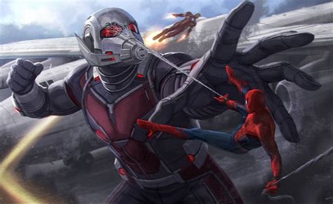 New ‘captain America Civil War Concept Art Shows Team Iron Man Vs