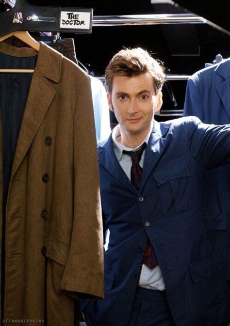 David Tennant In His Tenth Doctor Outfit Doctor Who 10 David Tennant