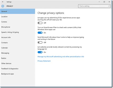 Windows 10 Privacy All Group Policy Settings 4sysops