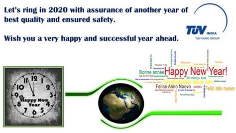 Tuv India Wishes Everyone A Very Happy New Year 2020 News Tuv India