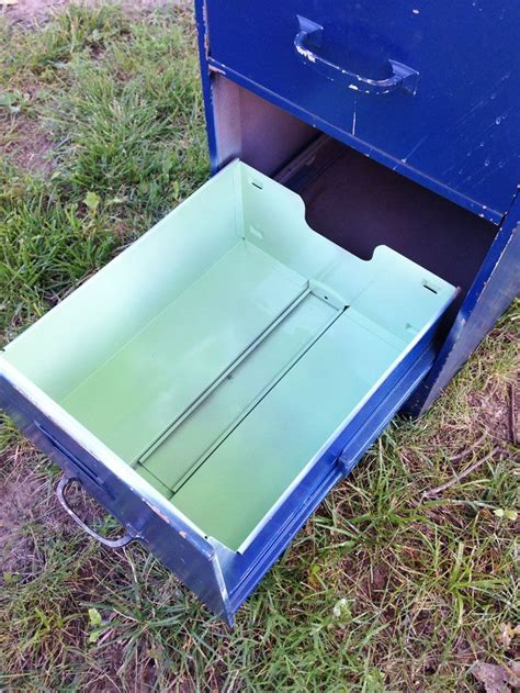 Need a new filing cabinet so that you can get your paperwork sorted? file cabinet vintage green diy 8009 | Vintage filing ...