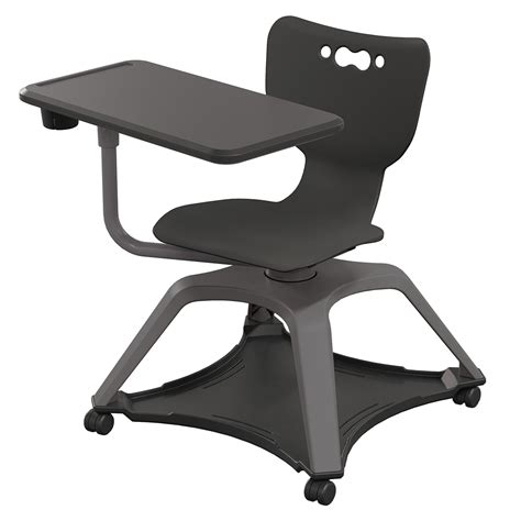 Hierarchy Enroll Series Mobile Tablet Arm Chair Desks With