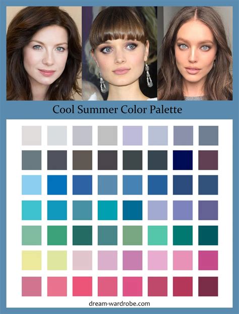Cool True Summer Color Palette And Wardrobe Guide Dream Wardrobe