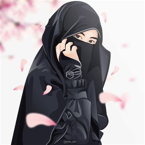 14 Anime Muslimah 100 Gambar Kartun Muslimah Lucu Cantik Bercadar