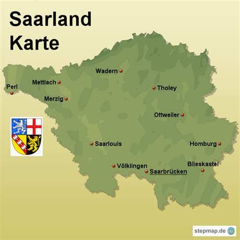 Ich bekomme telefonisch leider keinen retourenschein für die rücksendung zugeschickt. Saarland Karte von Karten - Landkarte für Saarland