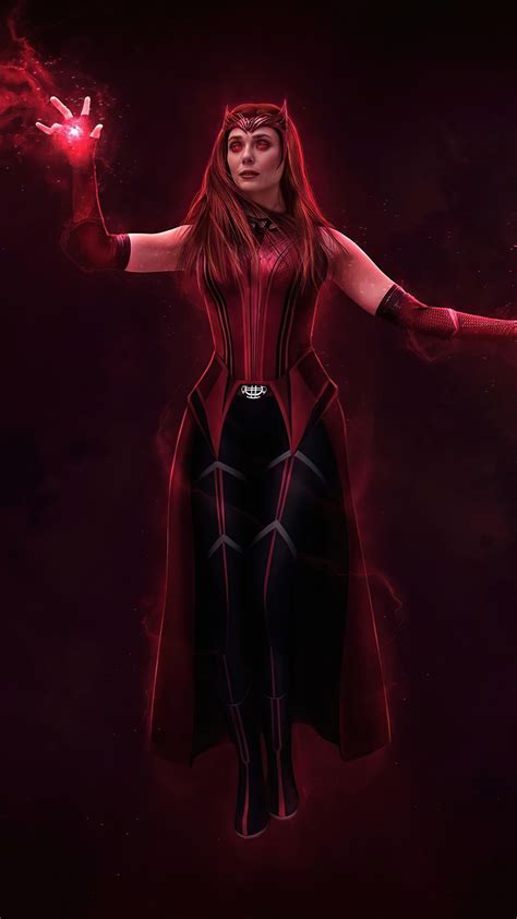 Wanda Vision Scarlet Witch Tv Shows Hd 4k Poster Hd Phone