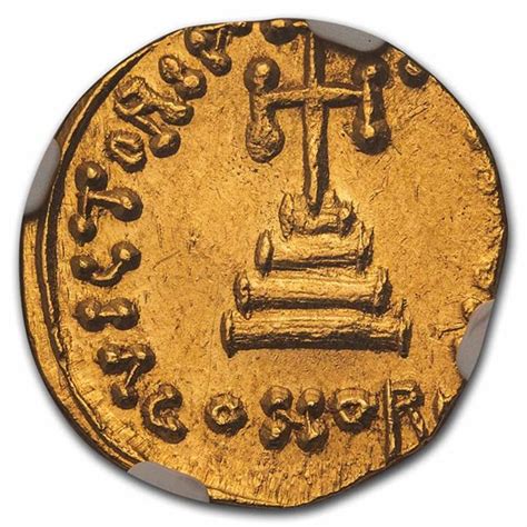 Buy Byzantine Empire Av Solidus Justinian Ii 685 695 Ad Ms Ngc Apmex