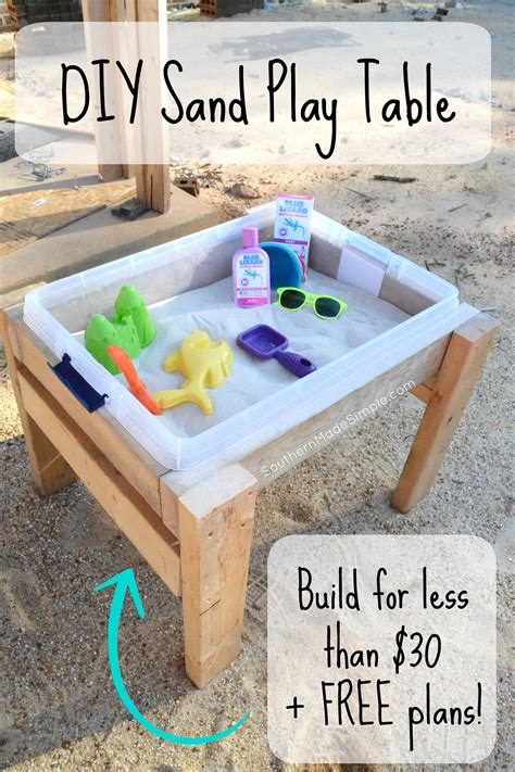 Fun In The Sun And Sand Diy Sand Play Table Southern Made Simple