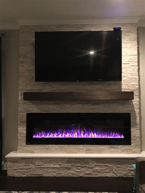 Our New Electric Fireplace Fireplace Tv Wall Living Room With