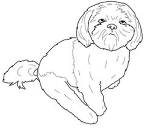 There are also times when the climate or seasons may have an affect on their coloring. shih tzu clip art black and white - Yahoo Image Search ...