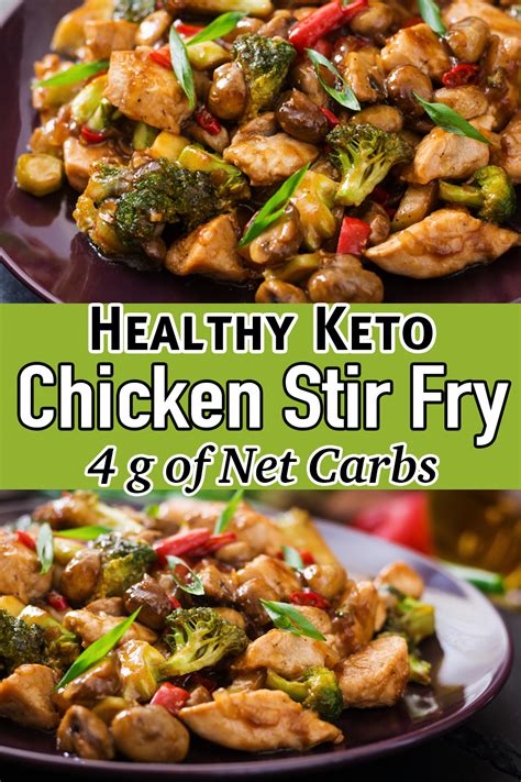 For easy access jump to Low Carb Chicken Stir Fry | Keto recipes dinner, Stir fry ...
