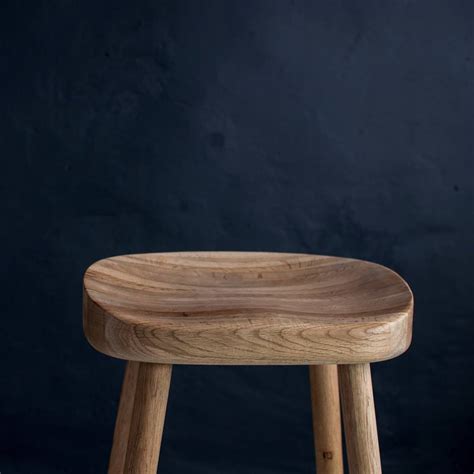 Weathered Oak Bar Stool By Eastburn