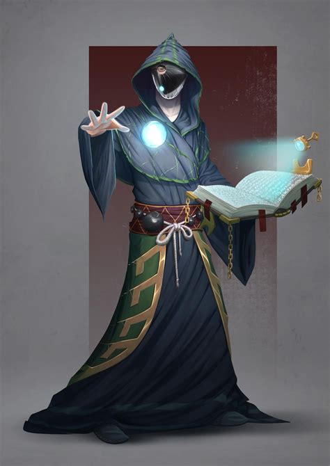 Masked Wizard Dungeon Master By Jarekmadyda On Deviantart Dnd