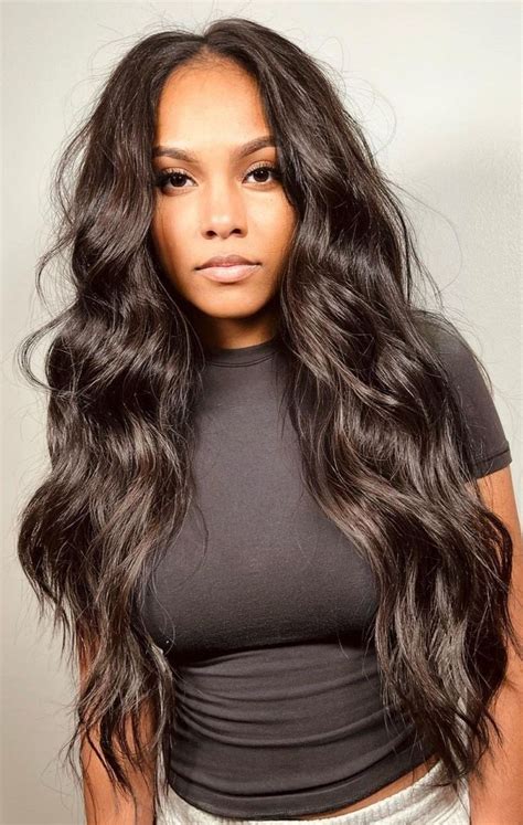 wavy weave hairstyles baddie hairstyles pretty hairstyles straight hairstyles black