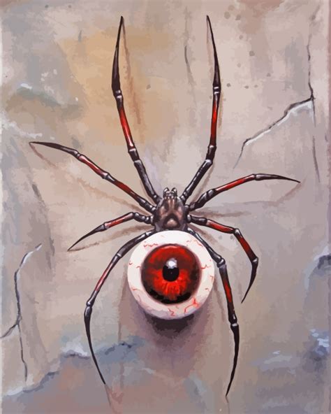 Fantasy Surreal Spider Paint By Numbers Canvas Paint By Numbers