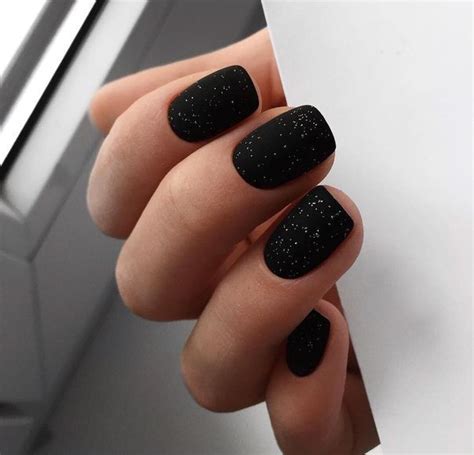 Black Nails Art Designs For 2020 Spring In 2020 With Images Perfect