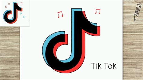 How To Draw A Tik Tok Logo Part 1 Come Disegnare Il Images